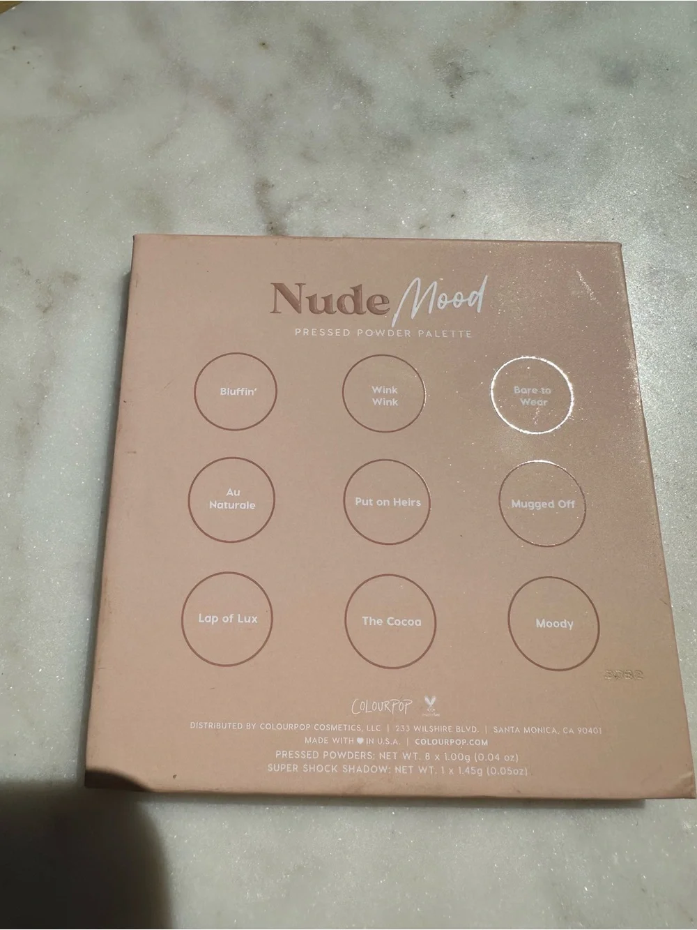 Colourpop nude mood
